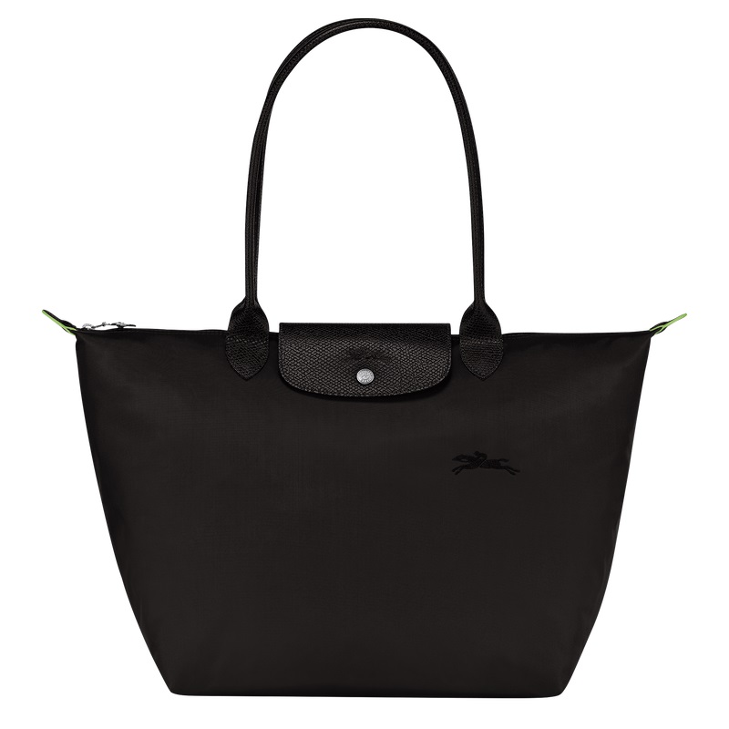 LE PLIAGE L TOTE BAG Black - Recycled Canvas